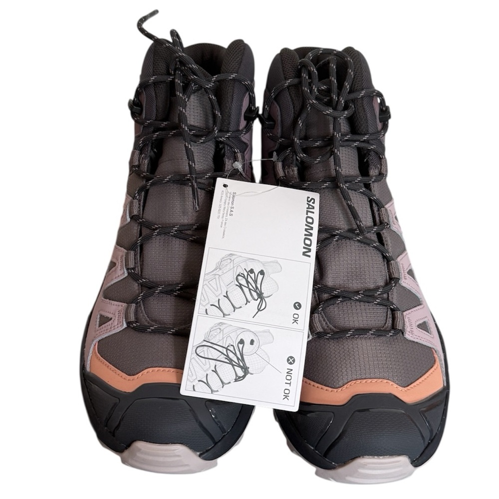 New Salomon Women Ultra 360 Mid GORE-TEX Hiking Boots 7.5 8 Hiking Gorpcore Out - Picture 3 of 13